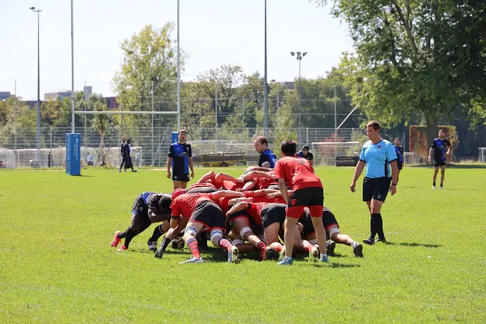 Photo historique de l'Albaladejo Rugby Club, club de rugby à Lausanne