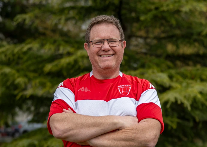 Joueur n°15 de l'équipe masculine de rugby de Lausanne, Albaladejo Rugby Club LNB