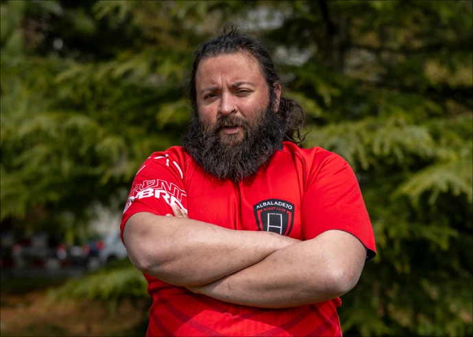 Joueur n°22 de l'équipe masculine de rugby de Lausanne, Albaladejo Rugby Club LNB