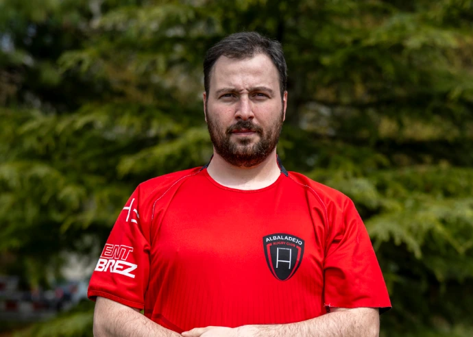 Joueur n°13 de l'équipe masculine de rugby de Lausanne, Albaladejo Rugby Club LNB