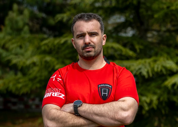 Joueur n°5 de l'équipe masculine de rugby de Lausanne, Albaladejo Rugby Club LNB