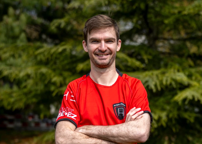 Joueur n°9 de l'équipe masculine de rugby de Lausanne, Albaladejo Rugby Club LNB