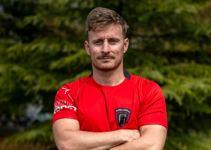 Joueur n°2 de l'équipe masculine de rugby de Lausanne, Albaladejo Rugby Club LNB