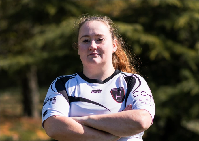 Joueuse n°20 de l'équipe féminine de rugby de Lausanne, Albaladejo Rugby Club LNFA