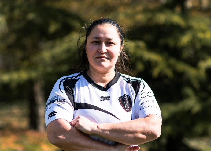 Joueuse n°16 de l'équipe féminine de rugby de Lausanne, Albaladejo Rugby Club LNFA
