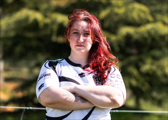 Joueuse n°9 de l'équipe féminine de rugby de Lausanne, Albaladejo Rugby Club LNFA