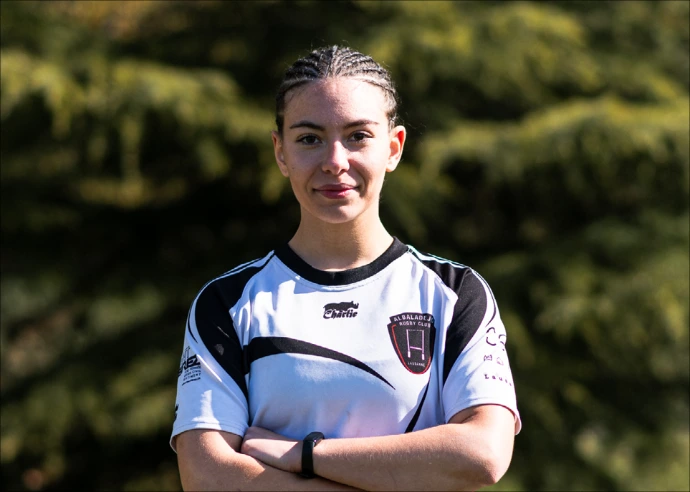 Joueuse n°22 de l'équipe féminine de rugby de Lausanne, Albaladejo Rugby Club LNFA