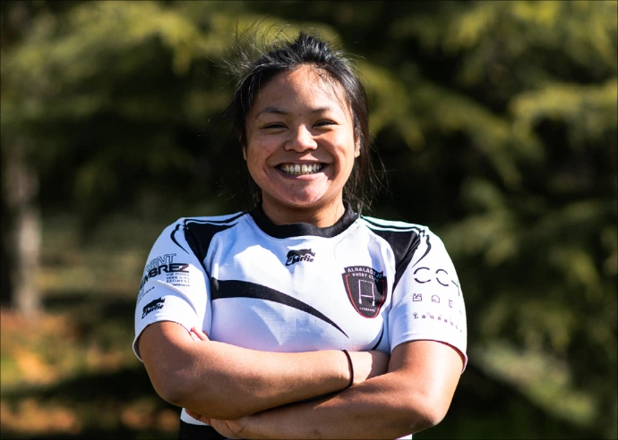 Joueuse n°13 de l'équipe féminine de rugby de Lausanne, Albaladejo Rugby Club LNFA