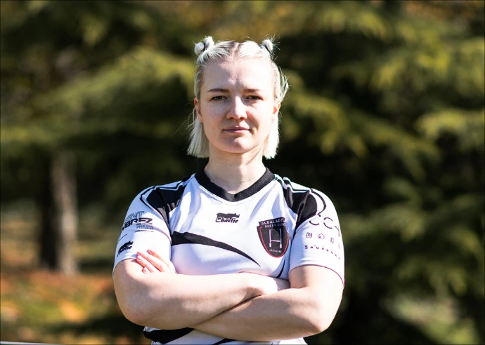Joueuse n°14 de l'équipe féminine de rugby de Lausanne, Albaladejo Rugby Club LNFA