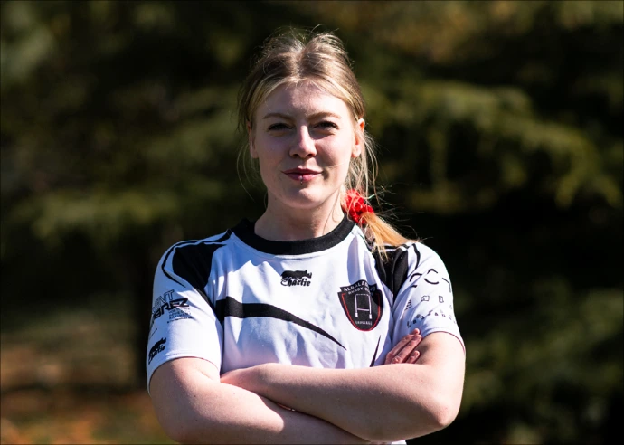 Joueuse n°24 de l'équipe féminine de rugby de Lausanne, Albaladejo Rugby Club LNFA