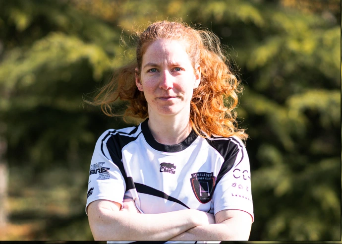 Joueuse n°6 de l'équipe féminine de rugby de Lausanne, Albaladejo Rugby Club LNFA